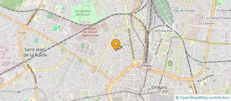 localisation de l'entreprise SERB à ORLEANS