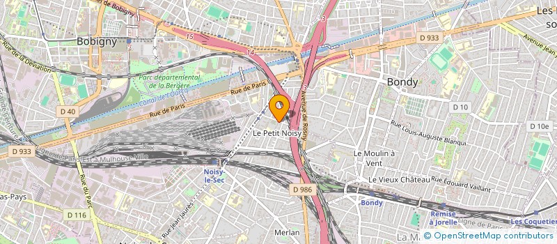 localisation de l'entreprise SERBAN BTP à NOISY-LE-SEC