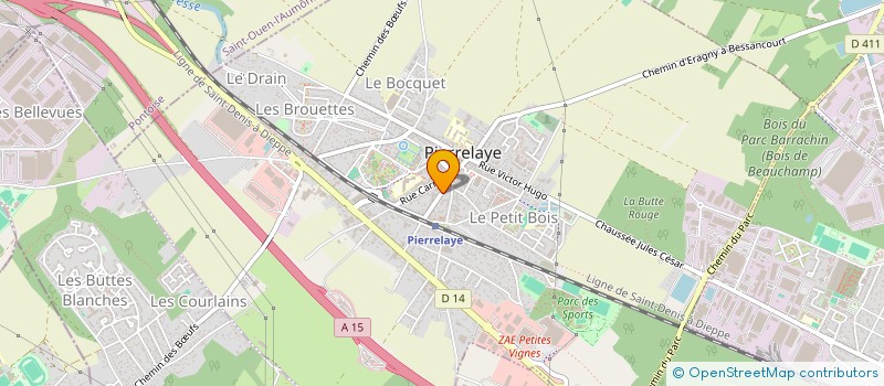 localisation de l'entreprise SERBAT  PIERRELAYE