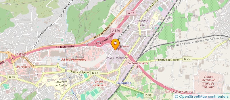 localisation de l'entreprise SERBAT  LA GARDE