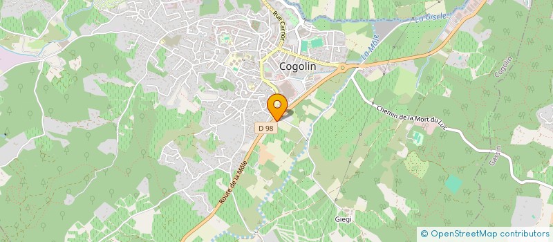 localisation de l'entreprise SERBAT  COGOLIN