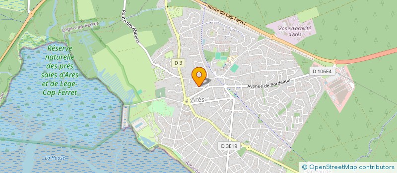 localisation de l'entreprise SERBER 2.0  ARES