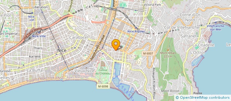 localisation de l'entreprise SERBERE  NICE