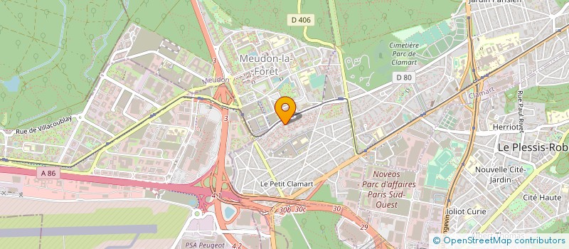 localisation de l'entreprise SERBIBAT à CLAMART
