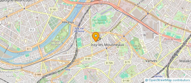 localisation de l'entreprise SERBIN ET LOUIS LOUISY à ISSY-LES-MOULINEAUX