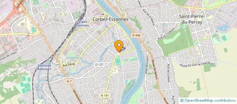 localisation de l'entreprise SERBOIS à CORBEIL-ESSONNES