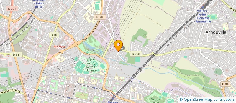 localisation de l'entreprise SERBOUK à SARCELLES
