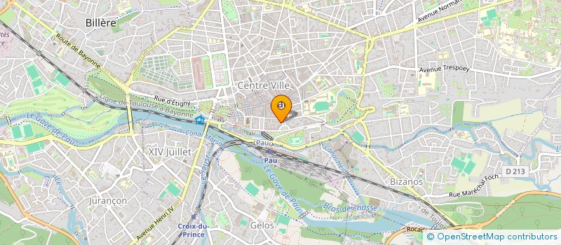 localisation de l'entreprise SERC AUDIT à PAU
