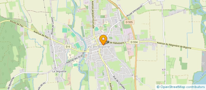 localisation de l'entreprise SERCAR à VIC-EN-BIGORRE