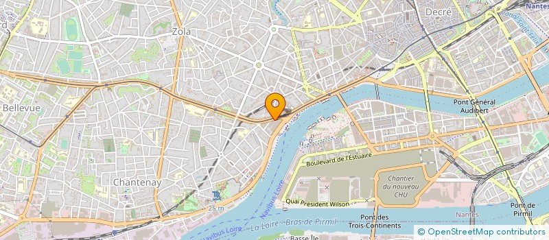 localisation de l'entreprise SERCO à NANTES