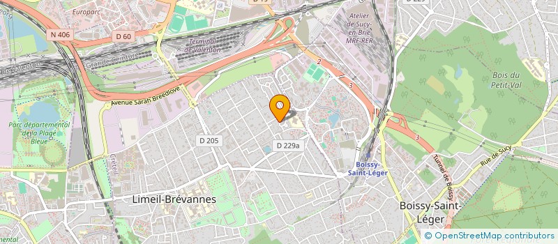 localisation de l'entreprise SERCO SCIAGE ETANCHEITE RESINE CIE à LIMEIL-BREVANNES