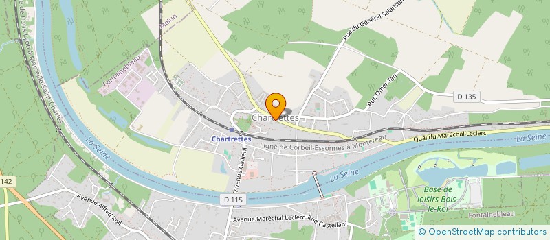 localisation de l'entreprise SERCOINFO à CHARTRETTES