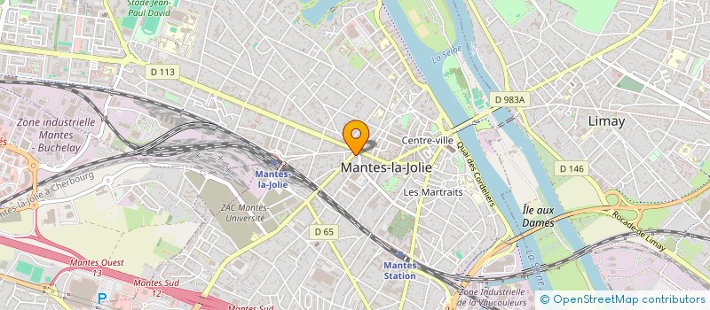 localisation de l'entreprise SERCOL  MANTES-LA-JOLIE