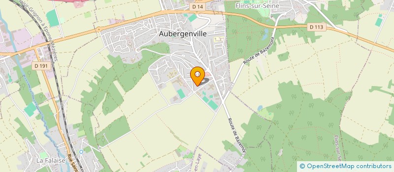 localisation de l'entreprise SERCOLET à AUBERGENVILLE