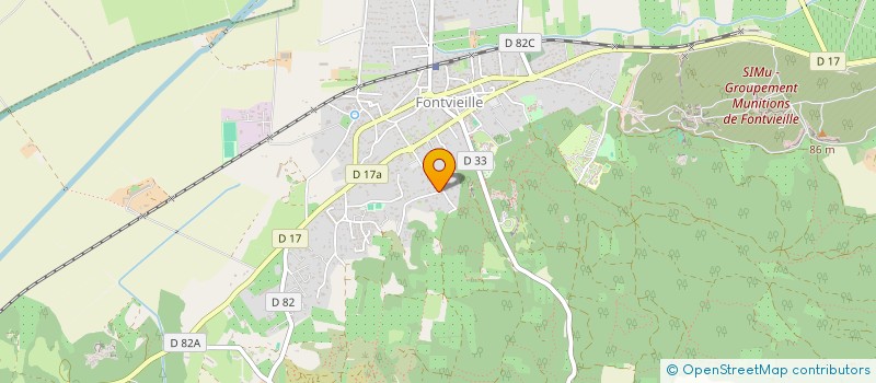 localisation de l'entreprise SERCOM  FONTVIEILLE