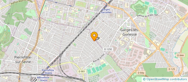 localisation de l'entreprise SERCOM à STAINS