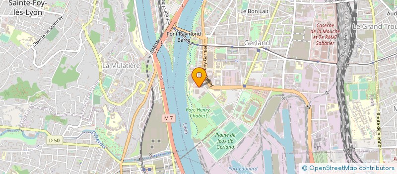 localisation de l'entreprise SERCOREP  LYON