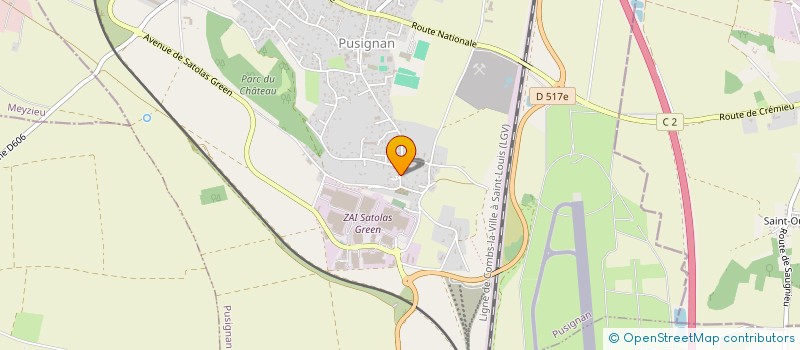 localisation de l'entreprise SERCOTEC à MONTMEYRAN