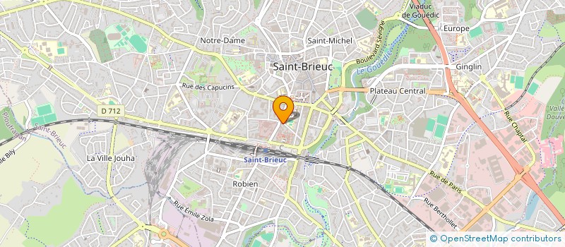 localisation de l'entreprise SERCQ ELECTRONIQUE à SAINT-BRIEUC