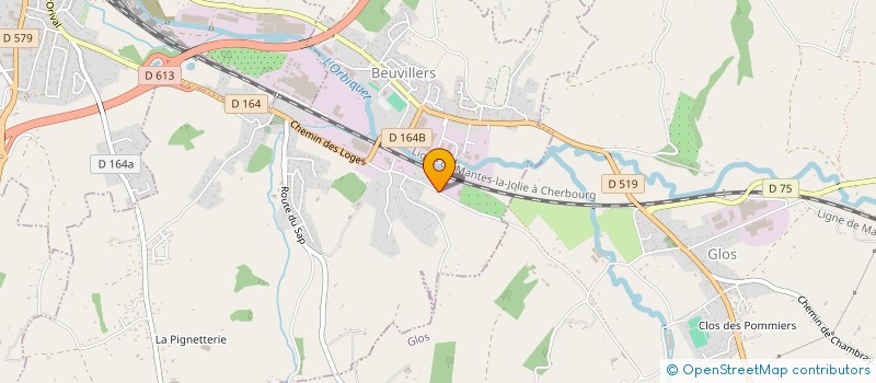 localisation de l'entreprise SERCS à BEUVILLERS