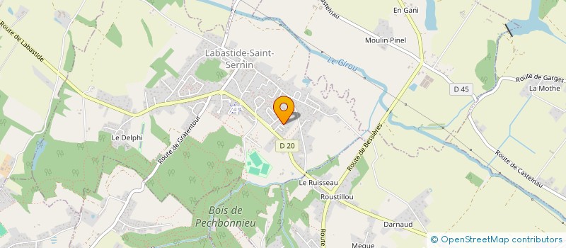 localisation de l'entreprise SERDA DEPANNAGE  LABASTIDE-SAINT-SERNIN