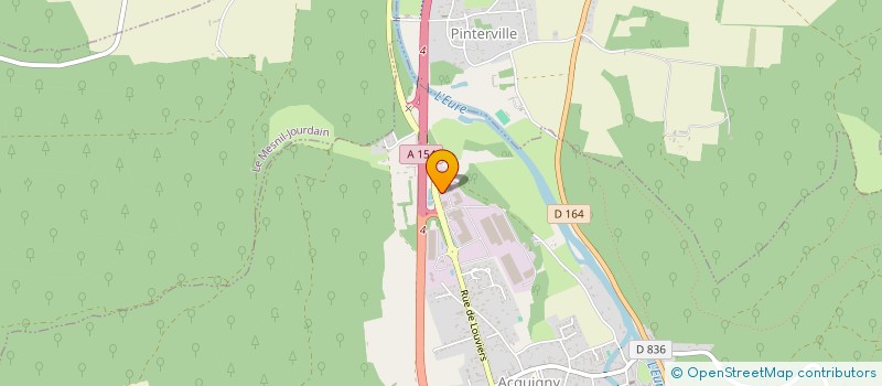 localisation de l'entreprise SERDANGE  ACQUIGNY