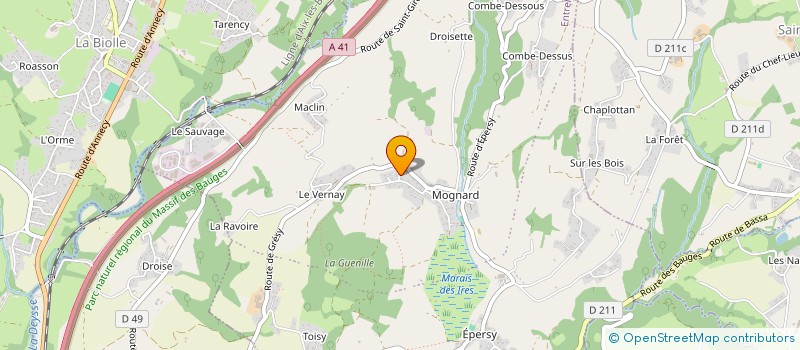 localisation de l'entreprise SERDANJE  ENTRELACS