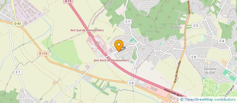 localisation de l'entreprise SERDEC à MORAINVILLIERS