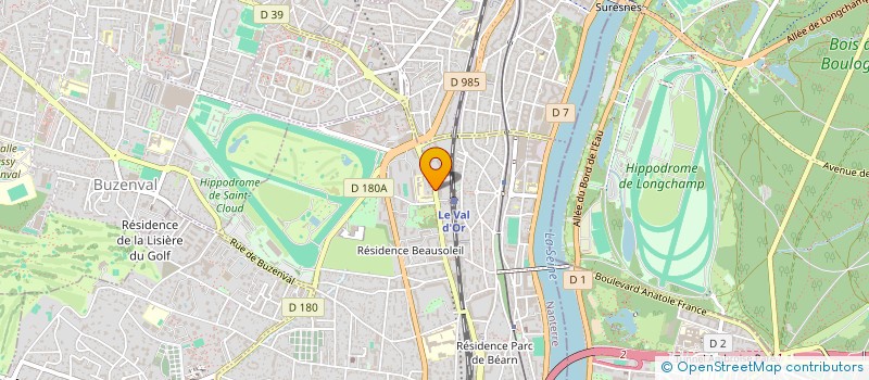 localisation de l'entreprise SERDECOR QUATRE VINGT DOUZE à SAINT-CLOUD