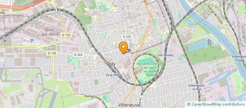 localisation de l'entreprise SERDES à ORLY