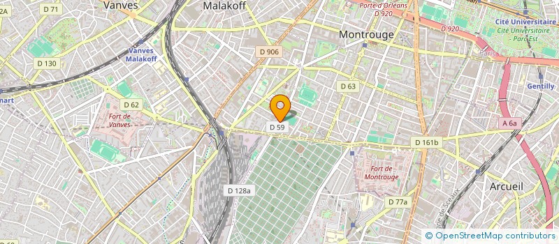 localisation de l'entreprise SERDES à MONTROUGE