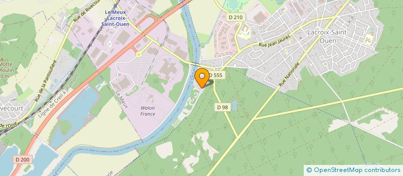 localisation de l'entreprise SERDETEX à LACROIX-SAINT-OUEN