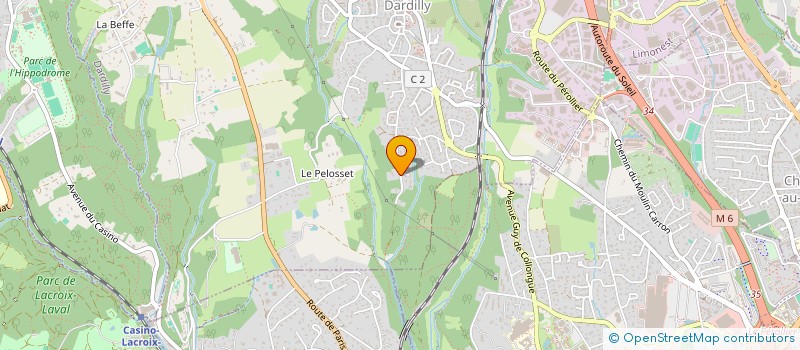 localisation de l'entreprise SERDIA à DARDILLY