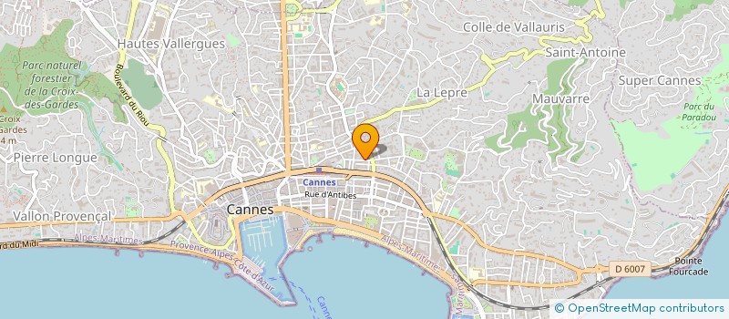 localisation de l'entreprise SERDIL à CANNES