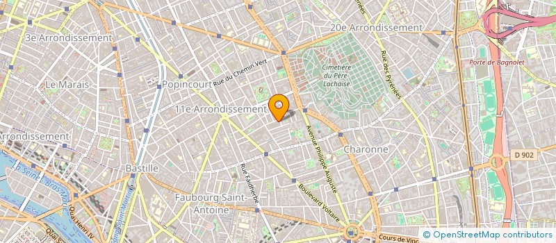 localisation de l'entreprise SERDIMAT à PARIS