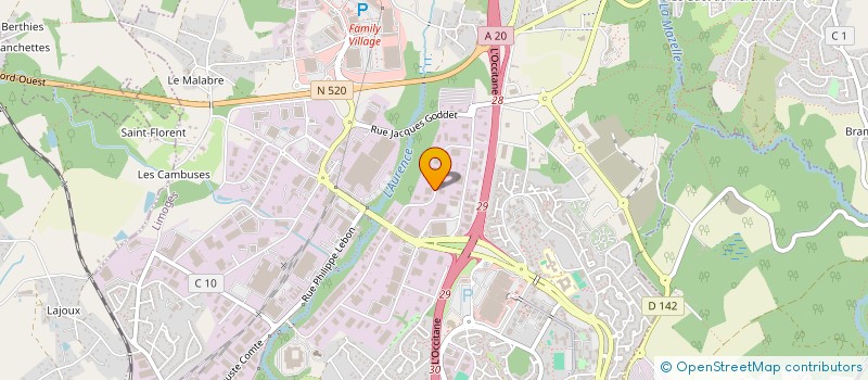 localisation de l'entreprise SERDIMAT à LIMOGES
