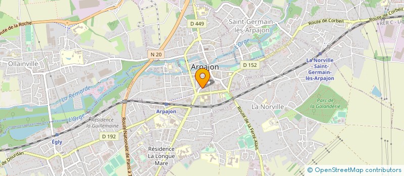 localisation de l'entreprise SERDIS à ARPAJON