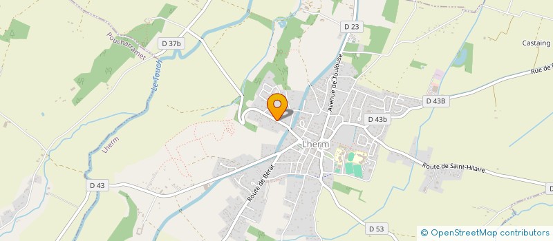 localisation de l'entreprise SERDOBA à LHERM