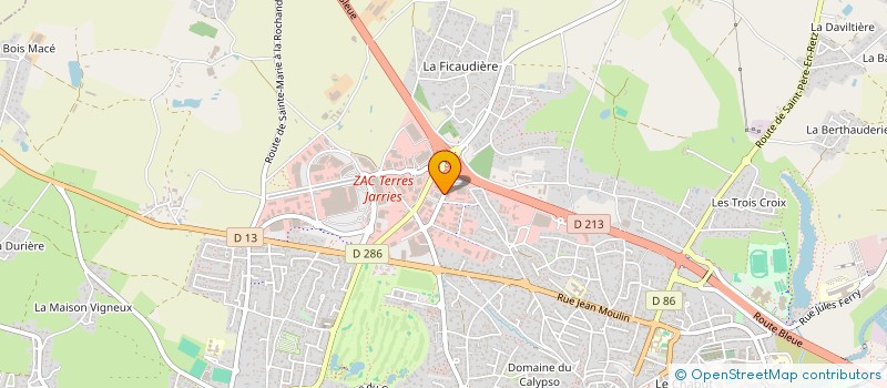 localisation de l'entreprise SERDP à PORNIC