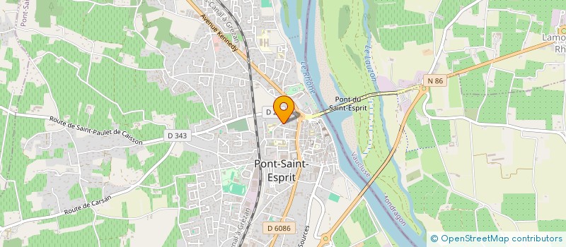 localisation de l'entreprise SEREA INDUSTRIES à PONT-SAINT-ESPRIT
