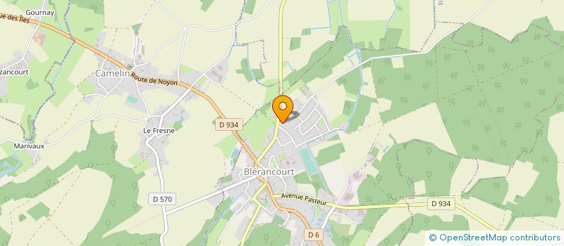 localisation de l'entreprise SEREBAT à BLERANCOURT