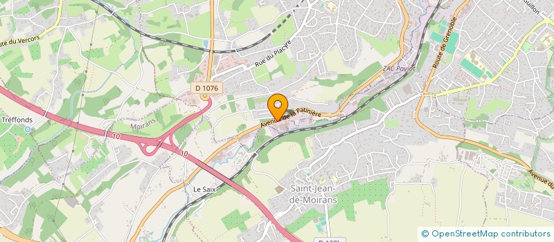localisation de l'entreprise SEREC à VOIRON