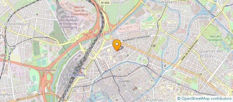 localisation de l'entreprise SEREC ENGENEERING SARL à STRASBOURG