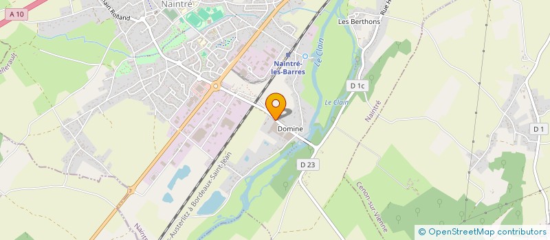 localisation de l'entreprise SEREC SA à NAINTRE