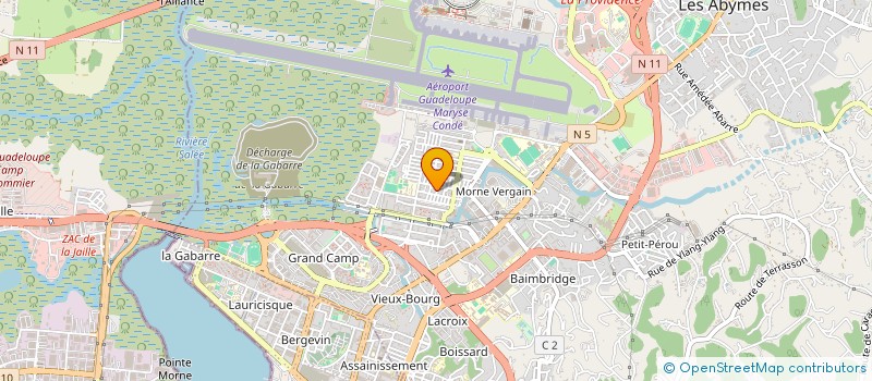 localisation de l'entreprise SERED  LES ABYMES