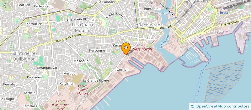 localisation de l'entreprise SEREDENCE  BREST