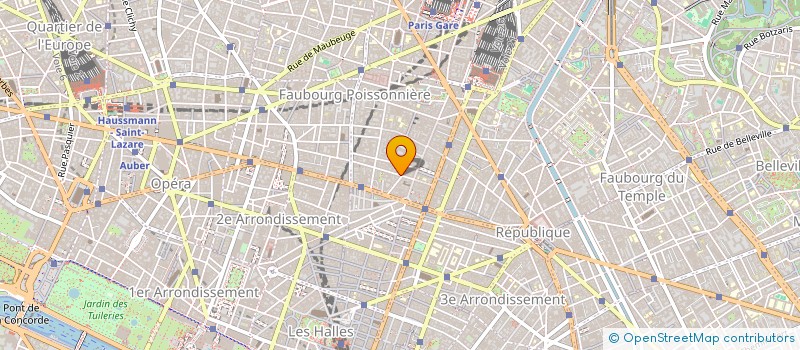 localisation de l'entreprise SEREF SARL à PARIS