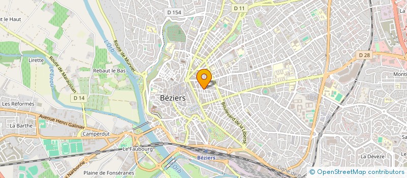 localisation de l'entreprise SEREGRIM SPRA ET CIE à BEZIERS