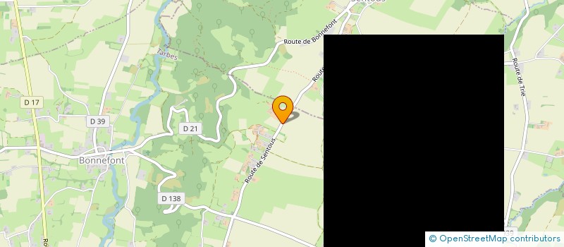 localisation de l'entreprise SEREIN  BONNEFONT