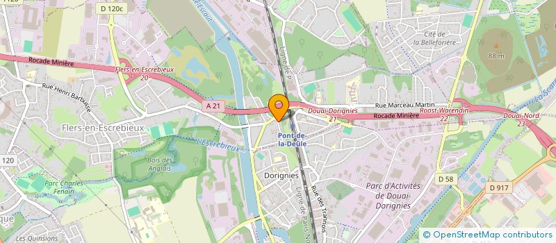 localisation de l'entreprise SEREINE LOCATION IMMOBILIERE  FLERS-EN-ESCREBIEUX